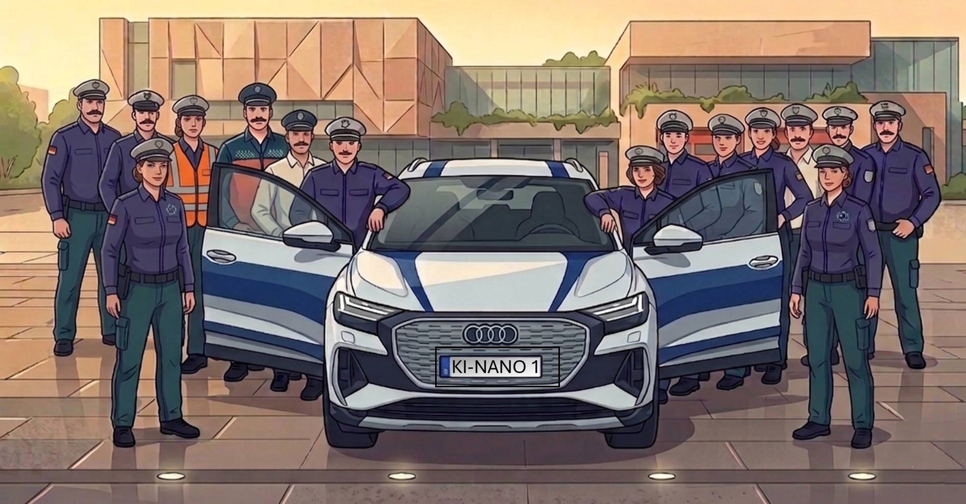 Ordnungsdienst Illustration